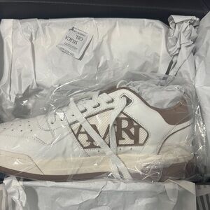 AMIRI White and Tan Men's Sneakers